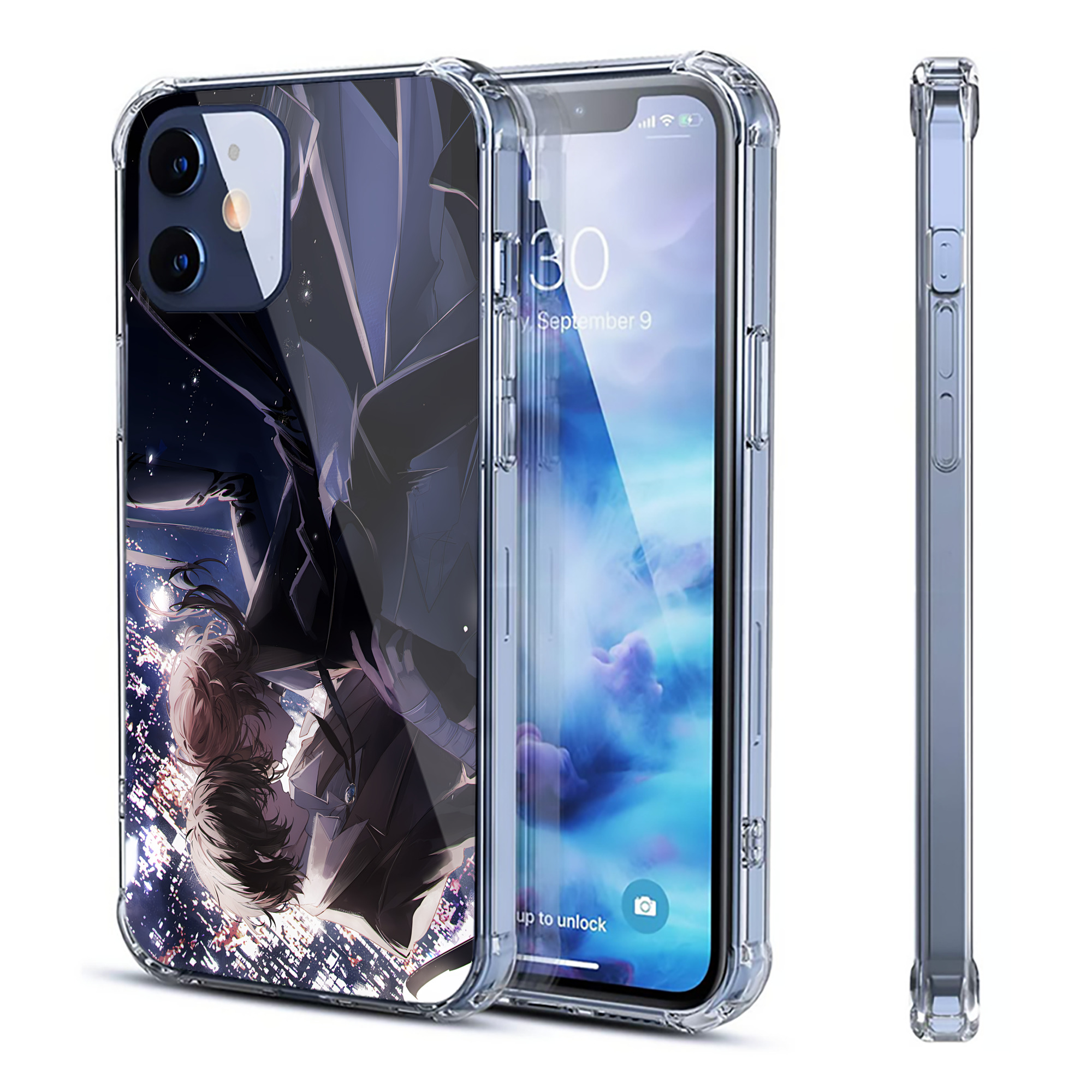 （画像用） 文豪ストレイドッグス Bungo Stray Dogs 【iPhone 12シリーズ対応】透明スマホケース（クリアソフトケース）